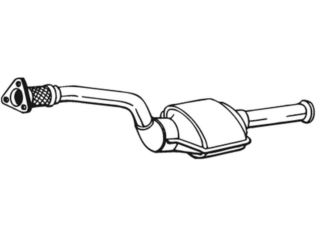 Catalytic Converter, with mounting parts, Emission Standard: Euro 1, Emission Standard: Euro 2