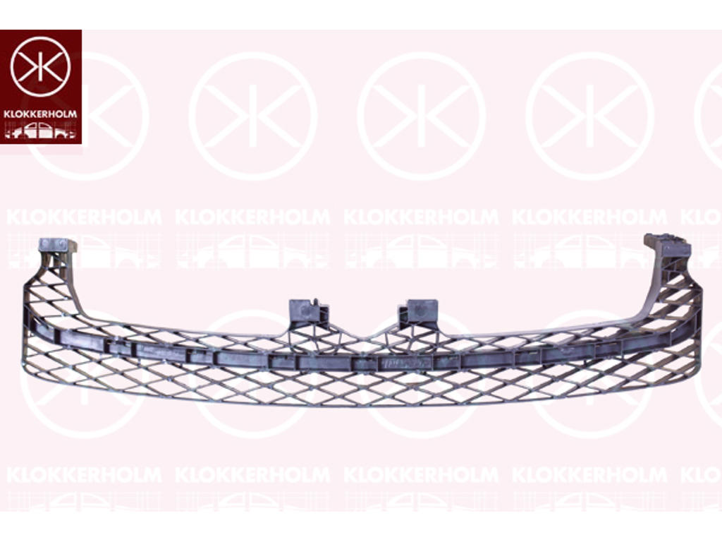 Mounting Bracket, bumper, Plastic, Centre Section
