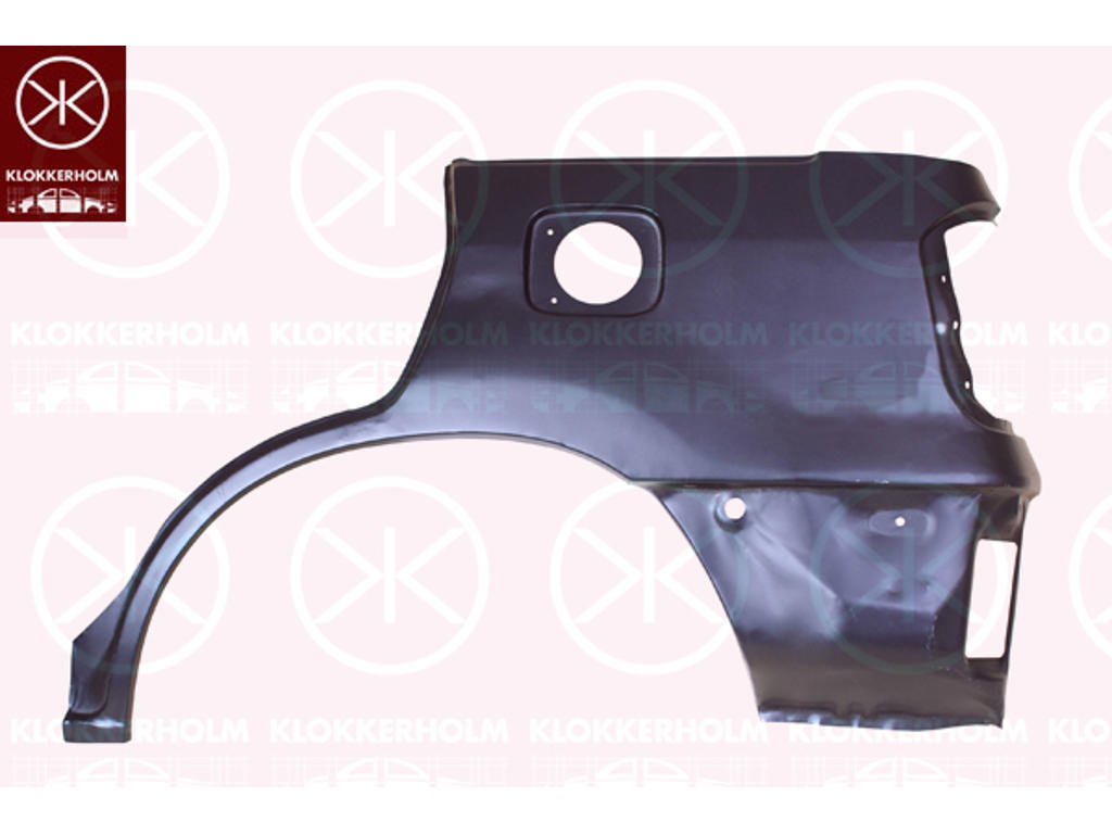 Quarter Panel, 4-dr, Left Rear, Repair Panel, Wheel Arch Border