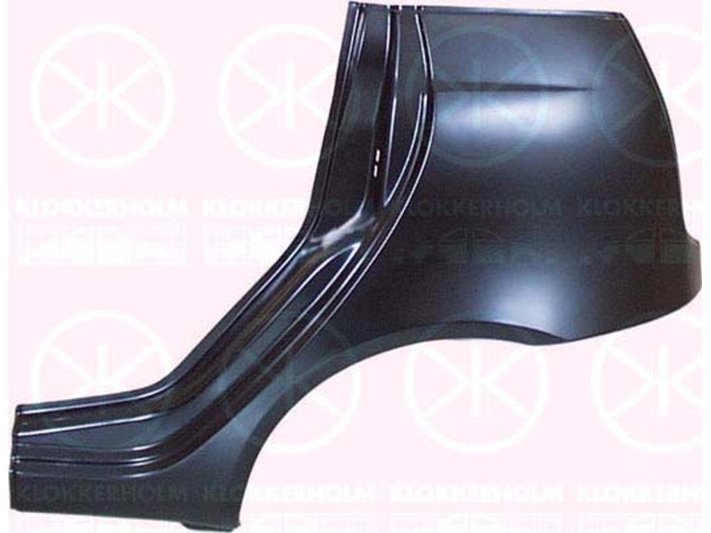 Quarter Panel, 5-drs, Full Body Section, Right Rear