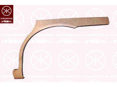 Quarter Panel, 4-dr, Left, Wheel Arch Border, Repair Panel