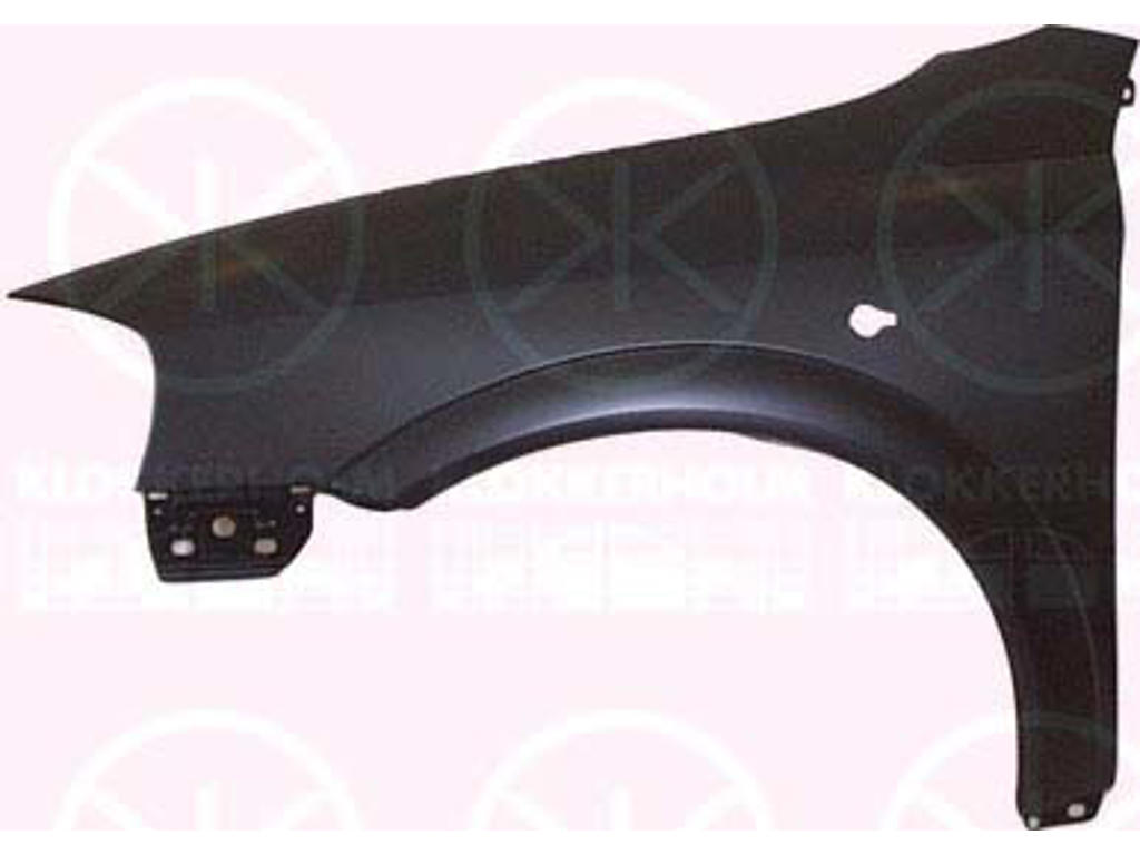 Wing, Right Front, with hole for direction indicator, Zinc-coated