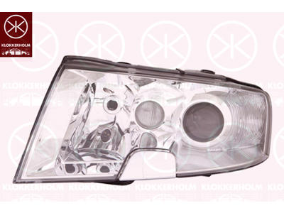 Headlight, H7/H3, with front fog light, with motor for headlamp levelling, Left, Illuminance [lx]: 25