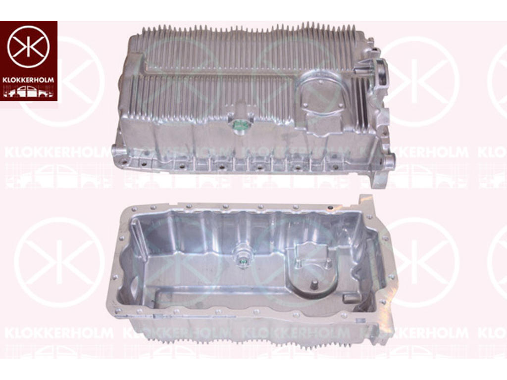 Oil Sump, Aluminium, without bore for oil level sensor