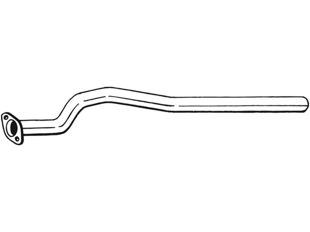 Exhaust Pipe, See accessories list for additionally required parts:  
