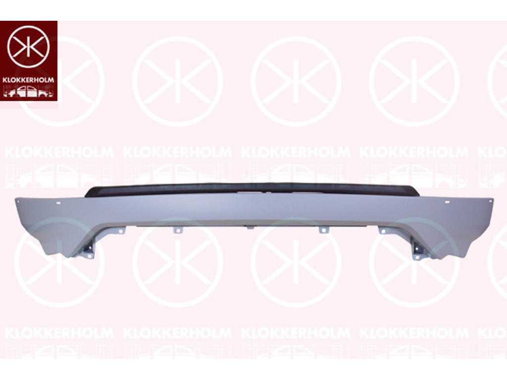 Bumper, Voor, Bovenste deel, Partial primed