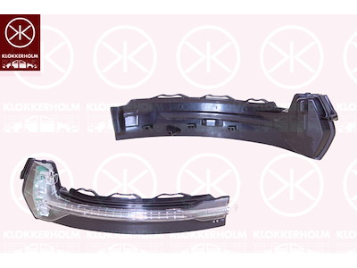 Direction Indicator, Left, Exterior Mirror, LED
