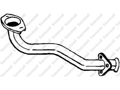Exhaust Pipe, See accessories list for additionally required parts:  
