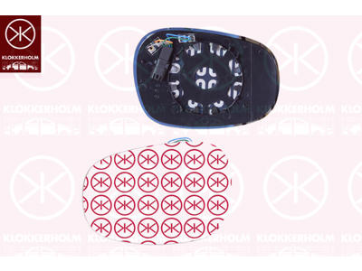 Mirror Glass, exterior mirror, Left, Automatic dimming, Number of pins: 4, Heatable, Aspherical