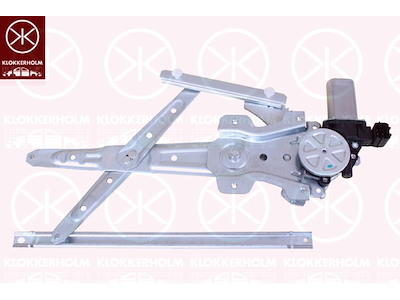 Window Regulator, with electric motor, with comfort function, Electric, Left Rear, Number of pins: 6