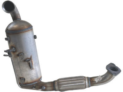 Soot/Particulate Filter, exhaust system, Material: Cordierite, with mounting parts, Euro 5