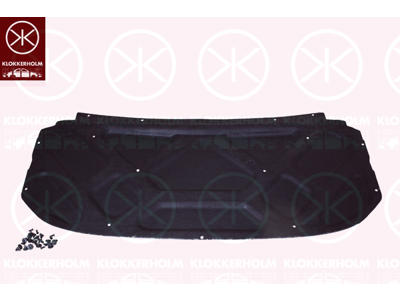 Engine Compartment Noise Insulation, Centre Section, Fitting Position: Bonnet