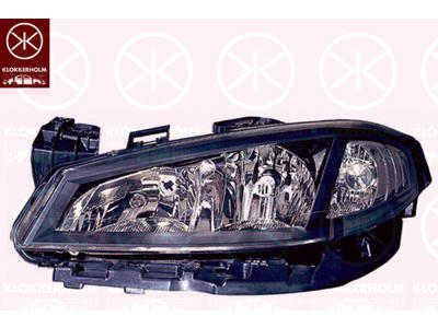 Headlight, H7/H1, for vehicles with headlight levelling, Left, Illuminance [lx]: 17.5