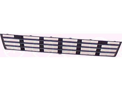 Ventilation Grille, bumper, Front, black, Centre Section