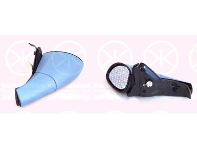Exterior Mirror, w/primer, Convex, Control: linkage, Left