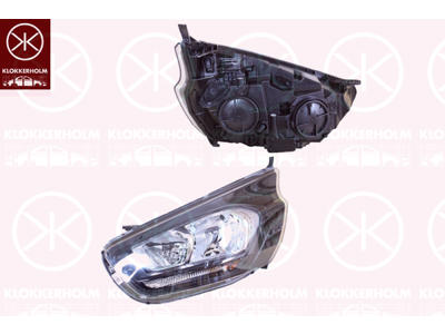 Fofényszóró, bal, H7, H15, PY21W, LWR állítómotorral