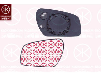 tükör üveg, külso visszapillantó, konvex, futheto, bal