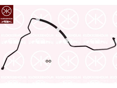 Hydraulikslang, styrsystem, från hydraulpump till styrväxel, Innergänga