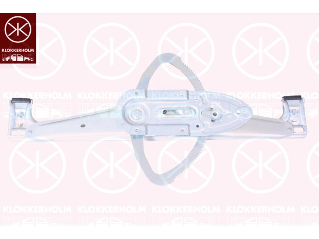 Window Regulator, 4-dr, without electric motor, Electric, Right Front