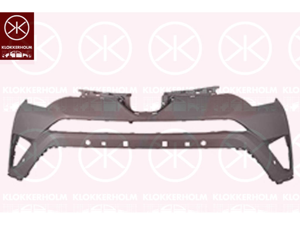 Bumper, Front, with hole(s) for park distance control, w/primer