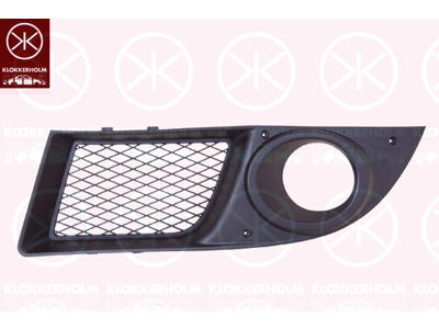 szellozorács, lökhárító, jobb elso, ködlámparögzítohöz szükséges lyukkal/lyukakkal