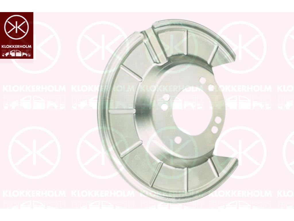 Splash Guard, brake disc, Rear Axle Left, Aluminium