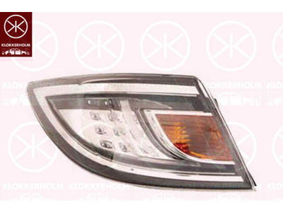 Kombinationsbackljus, utan lamphållare, Höger, LED, W21W