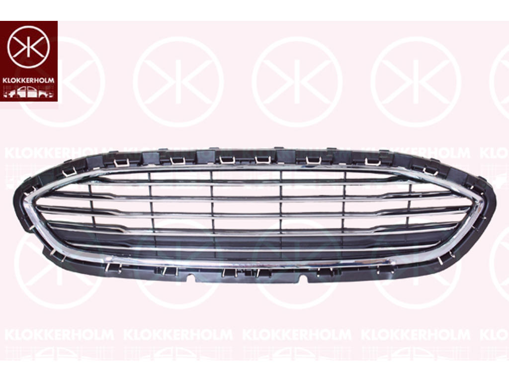 Radiator Grille, chrome/black
