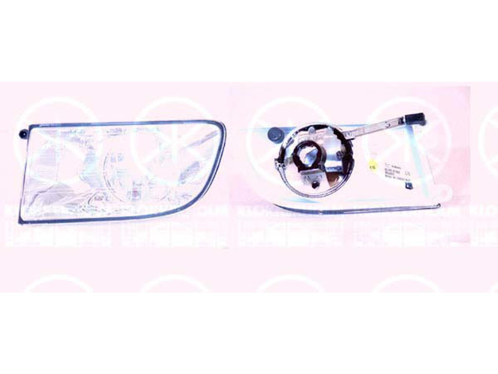 Front Fog Light, H8, Visteon, Right Front