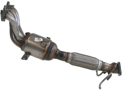 Catalytic Converter, with mounting parts, Catalytic Converter Type: Single-Bed Catalytic Converter, Euro 4