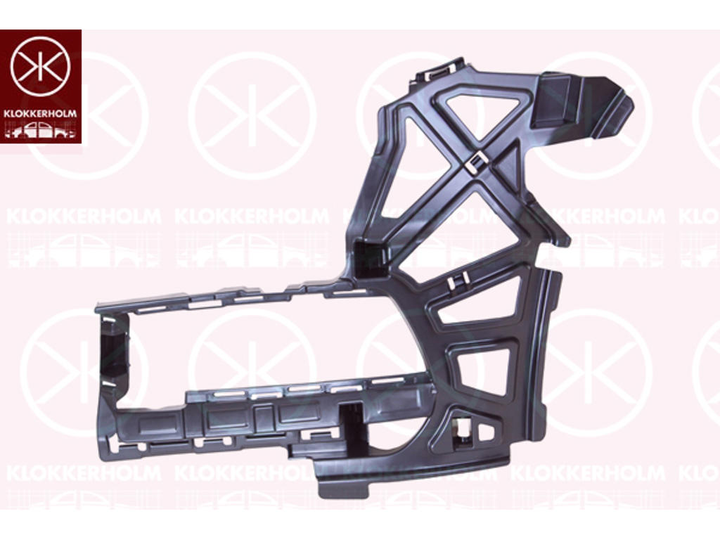 Mounting Bracket, bumper, Plastic, Right Front, with hole(s) for fog lights