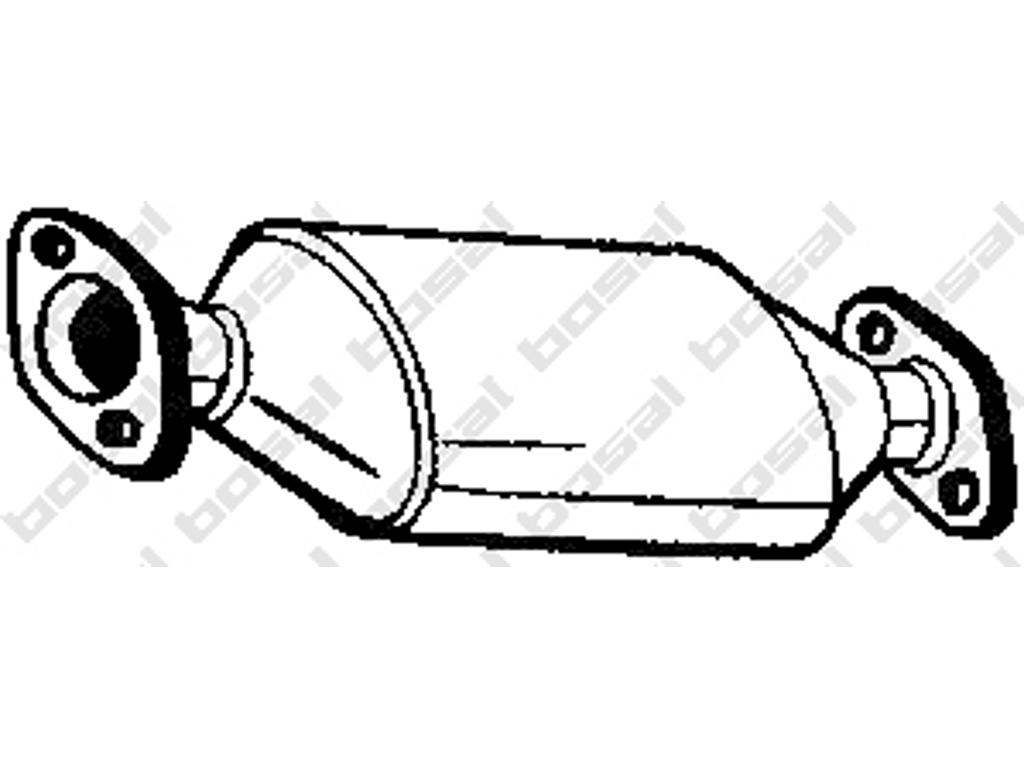 Catalytic Converter, with mounting parts, Emission Standard: Euro 1, Emission Standard: Euro 2