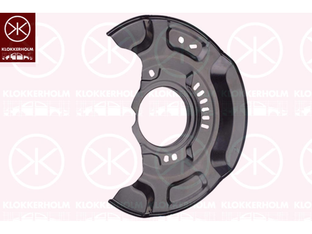 Splash Guard, brake disc, Front Axle Left, Diameter 1/Diameter 2 [mm]: 297/88