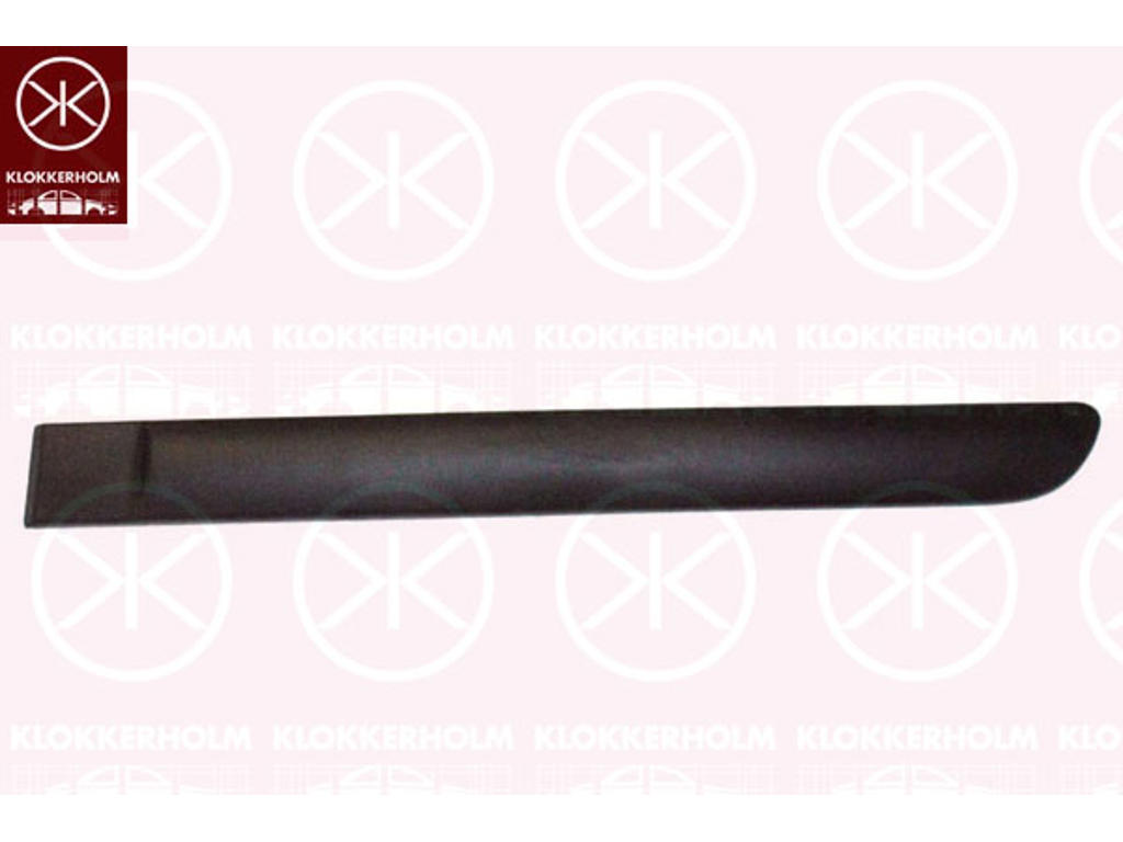 Trim/Protection Strip, quarter panel, black, Right Rear