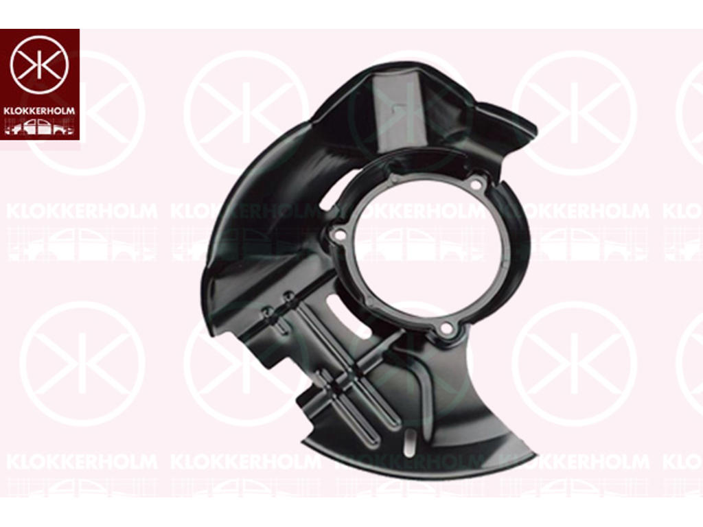 Splash Guard, brake disc, Front Axle Left