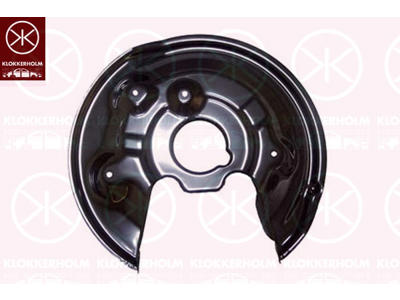 Bromssköld, Bakaxel höger, för bromsskivediameter [mm]: 282, aluminium