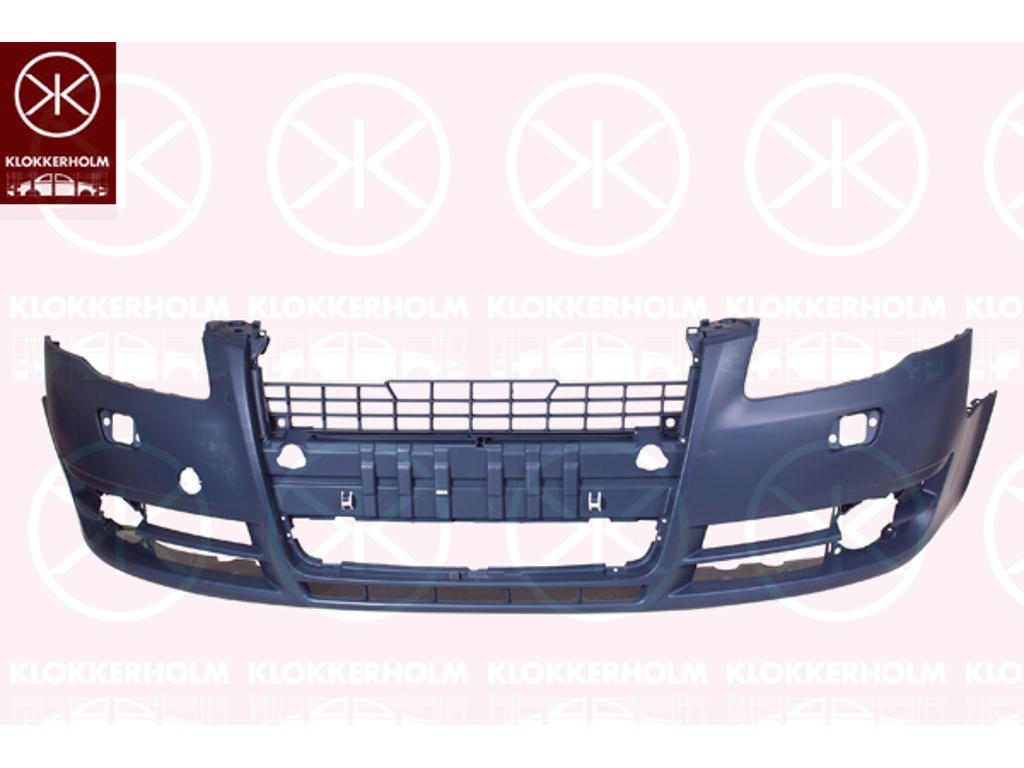 Bumper, w/primer, Front, with hole(s) for washer nozzle