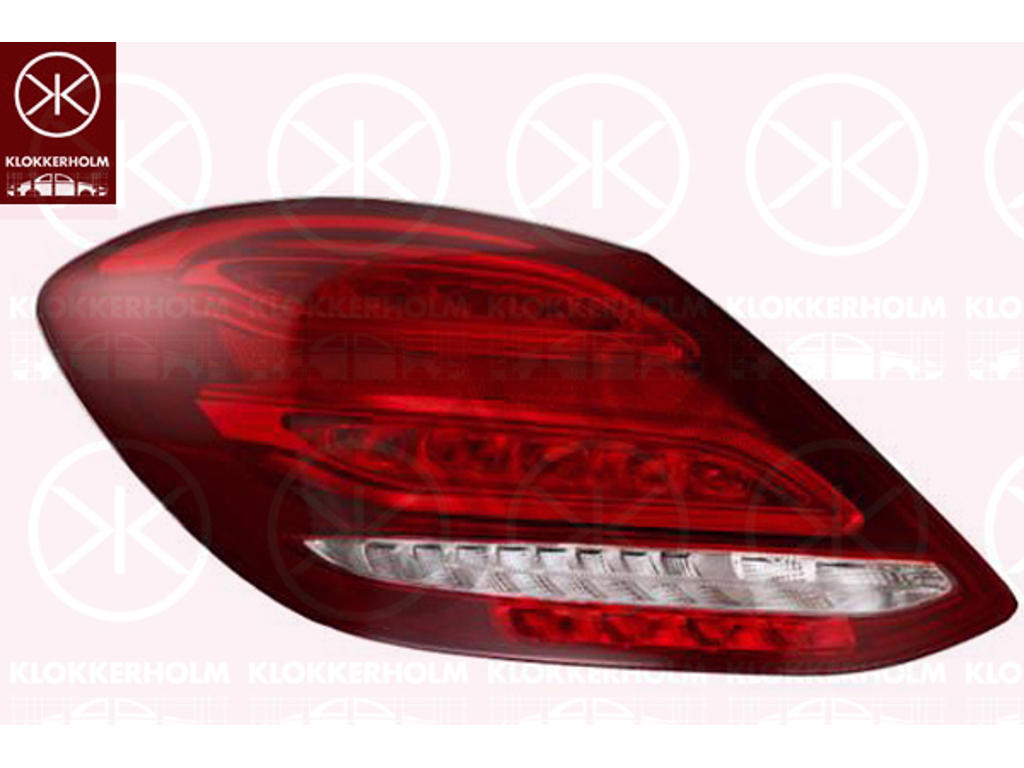 Baklys, høyre, Utstyrsvariant: Exclusive Edition, for kjøretøy med xenon-lys, LED, med pæreholder, Blinklysfarge: gul, ULO