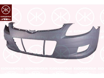 Bumper, Front, Smooth, black, Vehicle Production Country: Republic of Korea (South Korea)