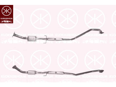 Catalytic Converter, Up to Euro 4, Centre
