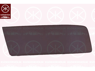 Prydnads- / Skyddslist, stötfångare, mörkgrå, vänster fram