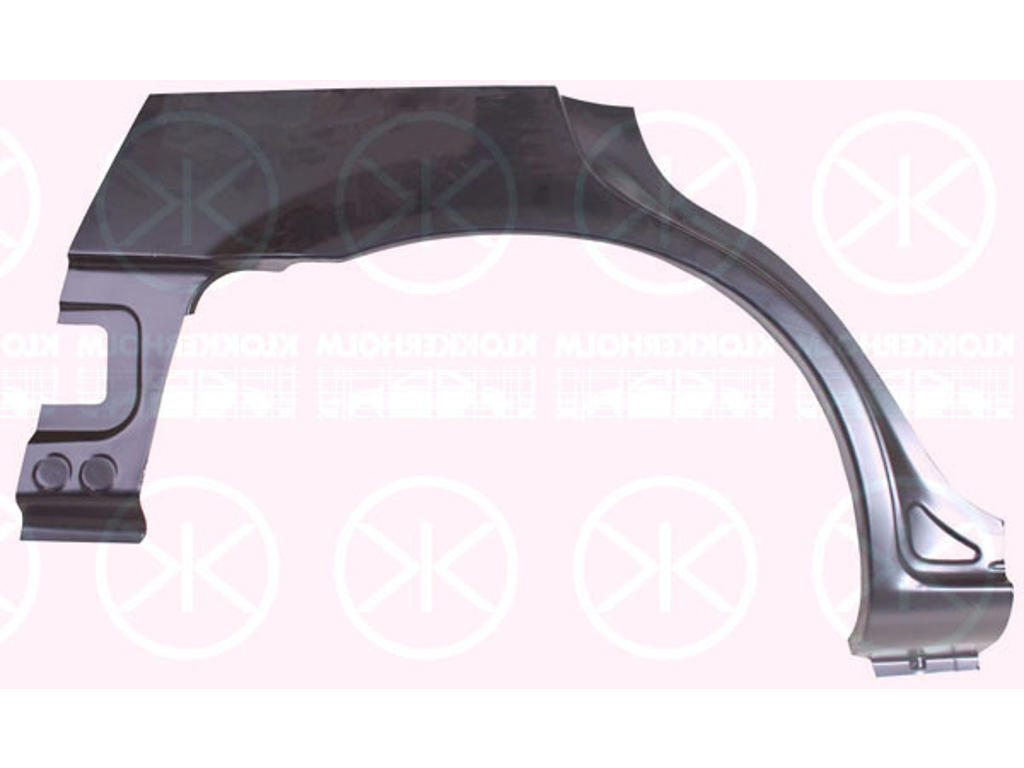 Quarter Panel, 4-dr, Wheel Arch Border, Repair Panel, Right, Outer section
