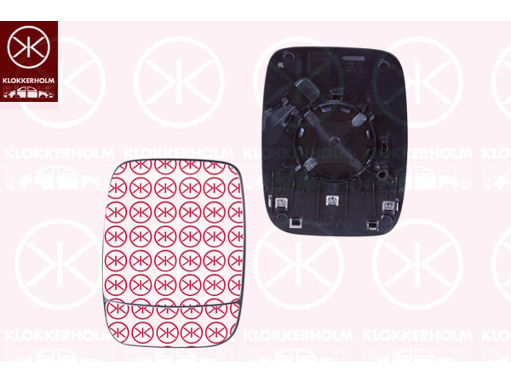 Mirror Glass, exterior mirror, Left, Aspherical
