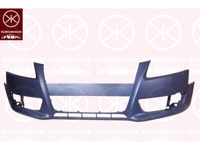 Bumper, w/primer, Front, with hole(s) for washer nozzle