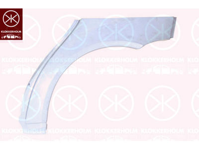 Quarter Panel, 4-dr, Wheel Arch Border, Repair Panel, Right Rear