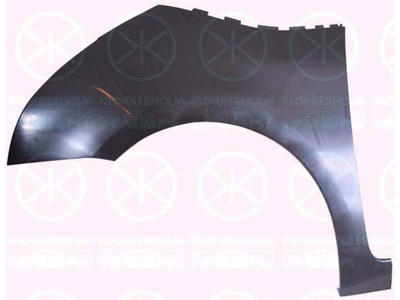 Wing, Right Front, without hole for direction indicator, Plastic