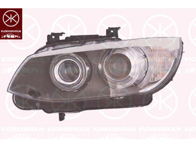Headlight, Left, Illuminance [lx]: 25, Bi-Xenon, with motor for headlamp levelling, without control unit for Xenon, with daytime running light, without cornering light, D1S/H3, H8, AL