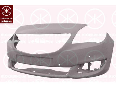 Bumper, w/primer, Front, with hole(s) for park distance control