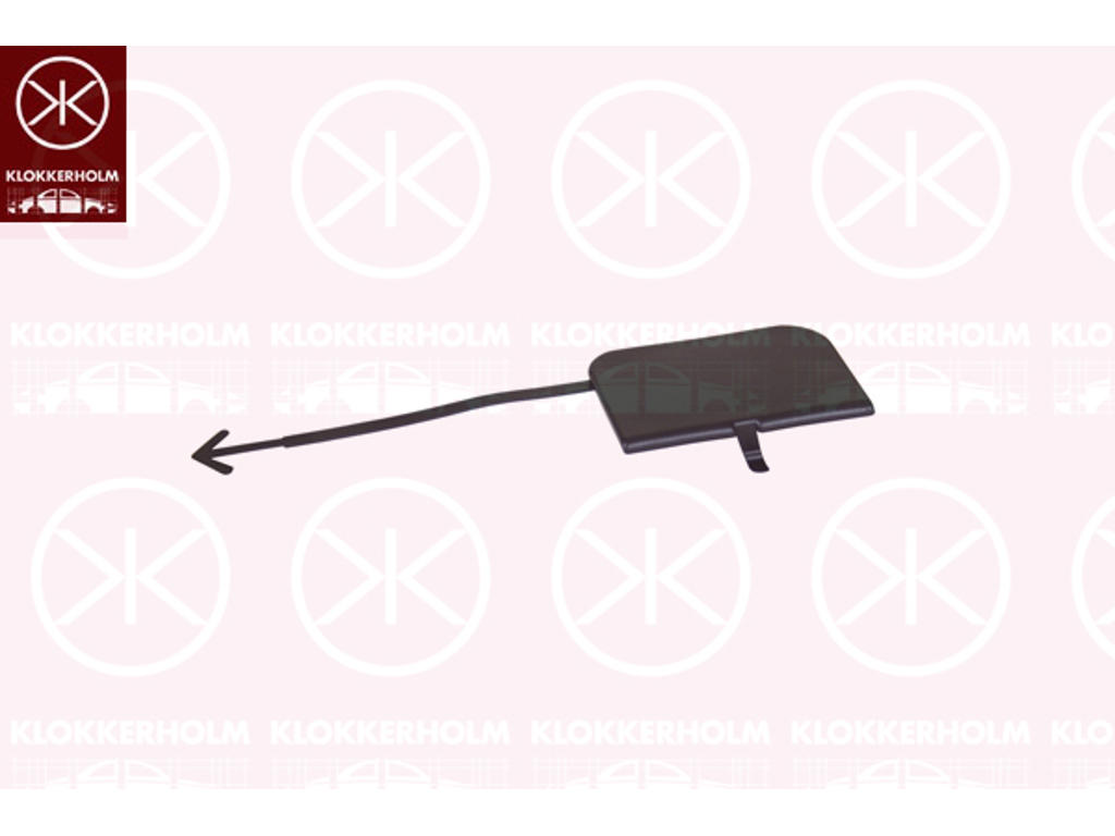 Flap, tow hook, w/primer, Front
