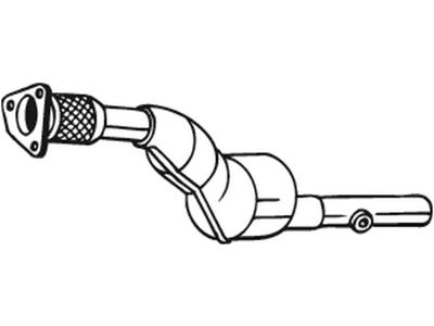 Catalytic Converter, with mounting parts, Emission Standard: Euro 3